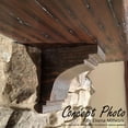 thumbnail image 5 of 5 1/2"W x 10"D x 22"H Alpine Smooth Corbel, Western Red Cedar, 5 of 8