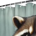 thumbnail image 3 of Raccoon and Alligato 72x84in Shower Curtain,Bathroom Decorative Shower Curtains Set with 12 Hooks,Modern Waterproof Washable Shower Curtain, 3 of 4
