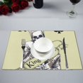 thumbnail image 1 of BSDHOME Skull Art Kitchen Table Mat Placemats for Dining Table 12x18 inches, 1 of 4