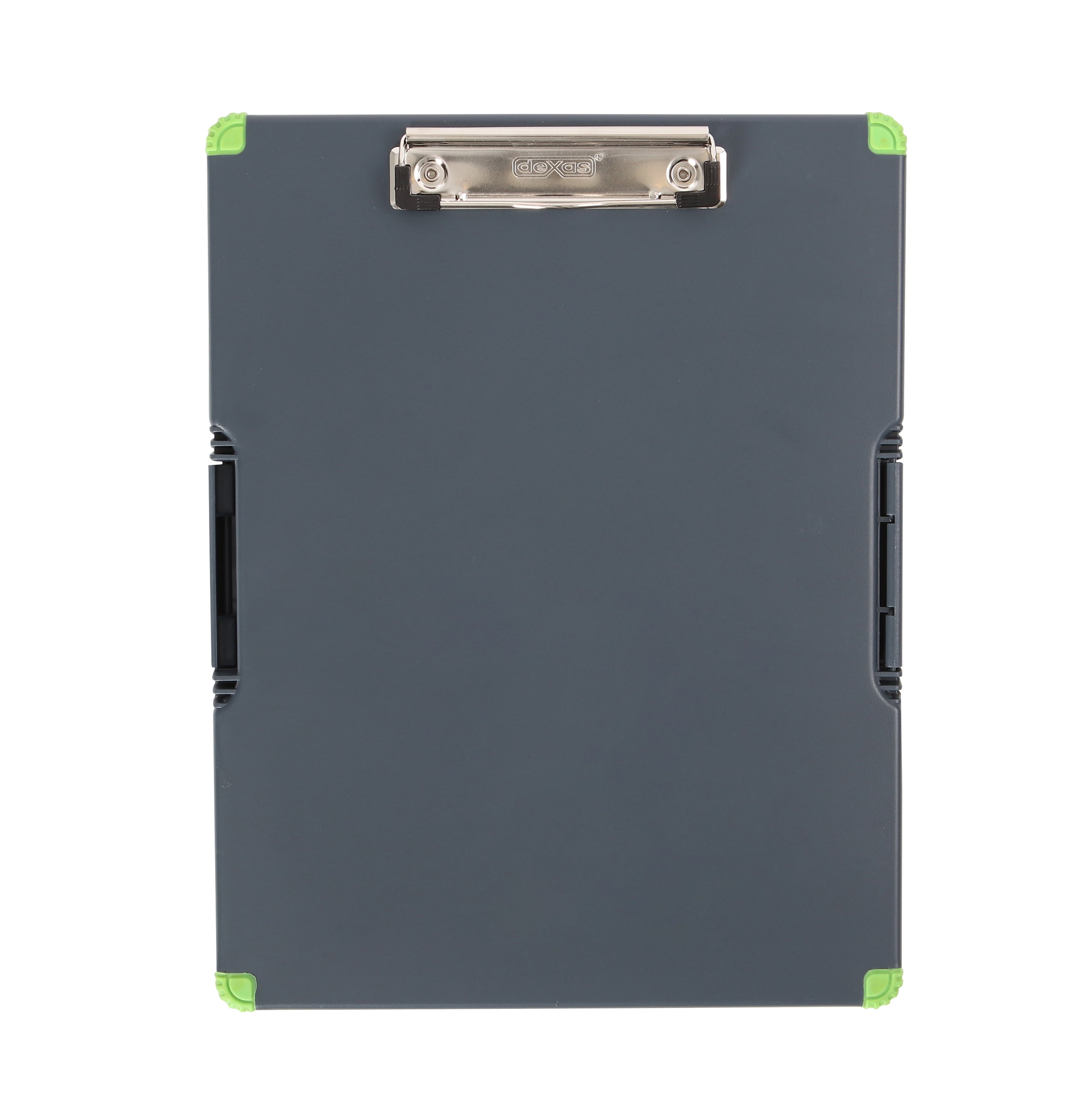 Dexas Dual Sided Clipcase 4517-AWM2 Plastic Storage Clipboard, Black, A4 Paper Size
