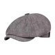 thumbnail image 2 of Sombrero Clásico Primavera Yuyangstore Cabbie Sombrero Verano Pintor Gorra Plana Gris oscuro, 2 of 8