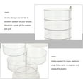 thumbnail image 2 of WORGEOUS Clear Jewelry Organizer Box 4-layer Jewelry Box Rotatable Jewelry Storage Box, 2 of 8