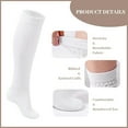 thumbnail image 3 of Women Slouch Socks 3 Pairs Extra Long Cotton Knit Knee High Thick Scrunch Socks Size 5-11, 3 of 6