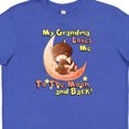 thumbnail image 4 of Inktastic My Grandma Loves Me to the Moon and Back Youth T-Shirt, 4 of 5