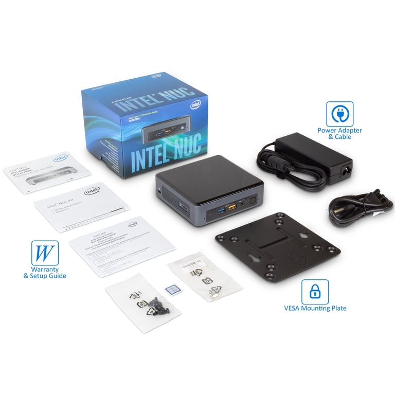 Intel NUC8i7BEK Mini Desktop, Intel Quad-Core i7-8559U Upto 4.5GHz