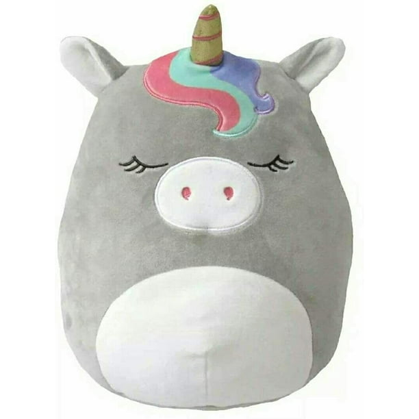Kelly Toys Squishmallow 8 Inch Plush Teresa the Grey Unicorn w
