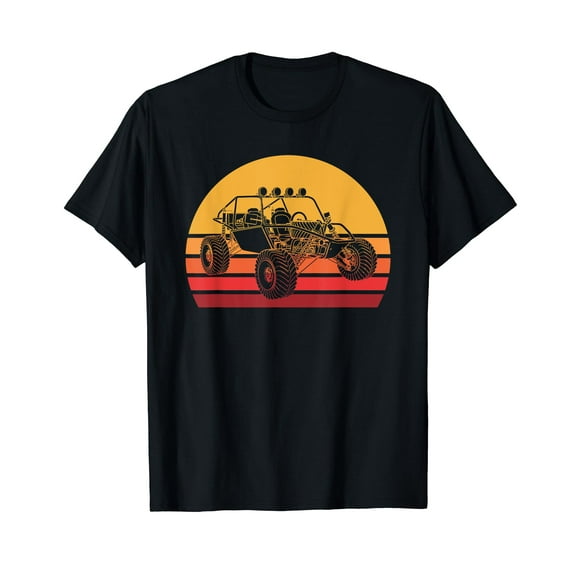 Retro Dune Buggy Off Road Racing 4x4 Rock Bouncer Crawler Black T-Shirt