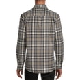 thumbnail image 3 of Burnside Men's Plaid Flannel Shirt, Sizes S-2XL, 3 of 5