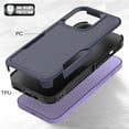 thumbnail image 3 of Defender Case for iPhone 14 Pro 6.1'' - Heavy Duty 1 in 1 Design Rugged Full Body Dustproof Shockproof Bumper Non-Slip Protective Cover,Blue,For iPhone 14 Pro, 3 of 10