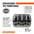 thumbnail image 3 of SYLVANIA LED Heated Sealed Beam Headlight - Heated Headlights to Support Night Time Driving - Glare-Free - 6000k White Light - DOT-Compliant - IP67-Rated - OEM-Grade - Easy to Install - H6054, 3 of 8