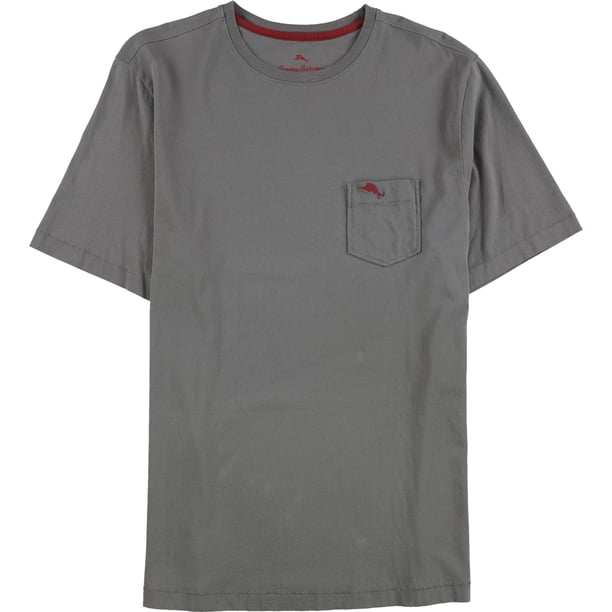 Tommy Bahama - Camiseta básica para hombre, color gris, pequeña