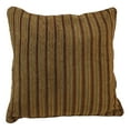 thumbnail image 1 of 25-inch Double-corded Patterned Tapestry Square Floor Pillow with Insert, Autumn Stripes, 1 of 2