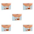 thumbnail image 3 of Injueey Floral Conejo Patrones A4 PVC Impermeable Archivo Sobre Bolsas de Almacenamiento Organizador Útiles Escolares Type1 NO1, 3 of 6