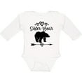 thumbnail image 3 of Inktastic Sister Bear Native Arrow Girls Long Sleeve Baby Bodysuit, 3 of 5