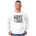 thumbnail image 3 of US Army Dad Military Father Star Logo Men Big & Tall Long Sleeve Tee Brisco Brands 3X, 3 of 5