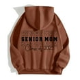 thumbnail image 6 of Women's 2025 Graduation Hoodie Alphabet Print Long Sleeve Comfortable Senior Mom Shirt Soft Sweatshirt Casual Pullover, 6 of 6