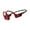 Solar Red, variant on Shokz OpenRun Open-Ear Endurance Bluetooth Headphones (Red)