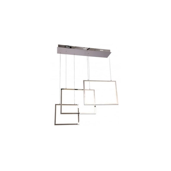 Bethel International LED Chandelier Chrome Stainless Steel