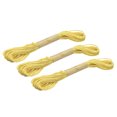 thumbnail image 1 of Unique Bargains 33 Feet 2mm Jute Twine, Jute Rope for Craft Projects Yellow 3 Pack, 1 of 6
