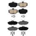 thumbnail image 5 of Detroit Axle - Front and Rear Ceramic Brake Pads with Clips Hardware for 1996-1997 Ford Thunderbird - [1993-1998 Lincoln Mark VIII] - 1996-1997 Mercury Cougar, 5 of 7