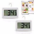 thumbnail image 1 of jesticaly 2piece Kitchen Thermometer With Accurate LCD Display Fast Read Waterproof Fridge Thermometer, 1 of 6