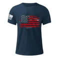 thumbnail image 3 of GERsome Men's 4th of July T Shirts Summer Loose Fit Short Sleeve Crewneck American Flag Patriotic Tops USA Flag Stars Stripes Graphic Tee M-3XL, 3 of 4