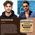 thumbnail image 3 of OKAY Men’s Castor Oil Hair & Beard Pomade for Styling – Medium Shine, All-Day Hold, Nourishes & Controls Frizz, Silicone & Paraben Free – 4 oz (118 mL), 3 of 6
