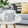 Acrylic Money Bank Saving Box, Unopenable Money Box, Clear Piggy Bank