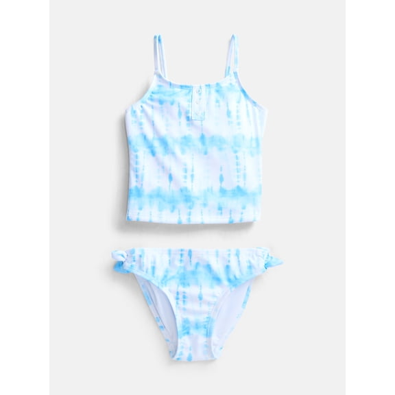 Wonder Nation Girls Tankini Swimsuit Set, 2 Piece, Sizes 4-16