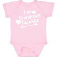thumbnail image 3 of Inktastic I'm Grandma's Favorite with Arrow and Hearts Boys or Girls Baby Bodysuit, 3 of 5