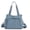 Blue, variant on Women Nylon Tote Bag Water resistant Multi-function Shoulder Handbag Light Travel Messenger Bags