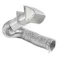 thumbnail image 3 of 8 Ft. Dryer Exhaust Wall Hood Vent Kit, White - 1375W, 3 of 3