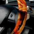 thumbnail image 5 of Thanksgiving Pumpkin Pie Steering Wheel Cover, Car Wheel Covers, 14.5 Inch Printing PVC Leather Auto Accessories, 5 of 6