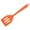 Orange, variant on WUXIAB Small Silicone Spatula,Mini Rubber Turner,High Heat Resistant Slotted,Egg Fish Spatula Flipper,Small Pancake Turner,Mini Serving Cooking Kitchen Utensils,8.14 In Slotted Spatula,Mint Green