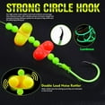 thumbnail image 4 of Catfish Fishing Rigs - Bank Fishing Set with 5pcs/Set, 6/0, 8/0, 10/0 Circle Hooks Circle Hooks, High Visibility, Ready to Use Catfish Rigs, 4 of 10
