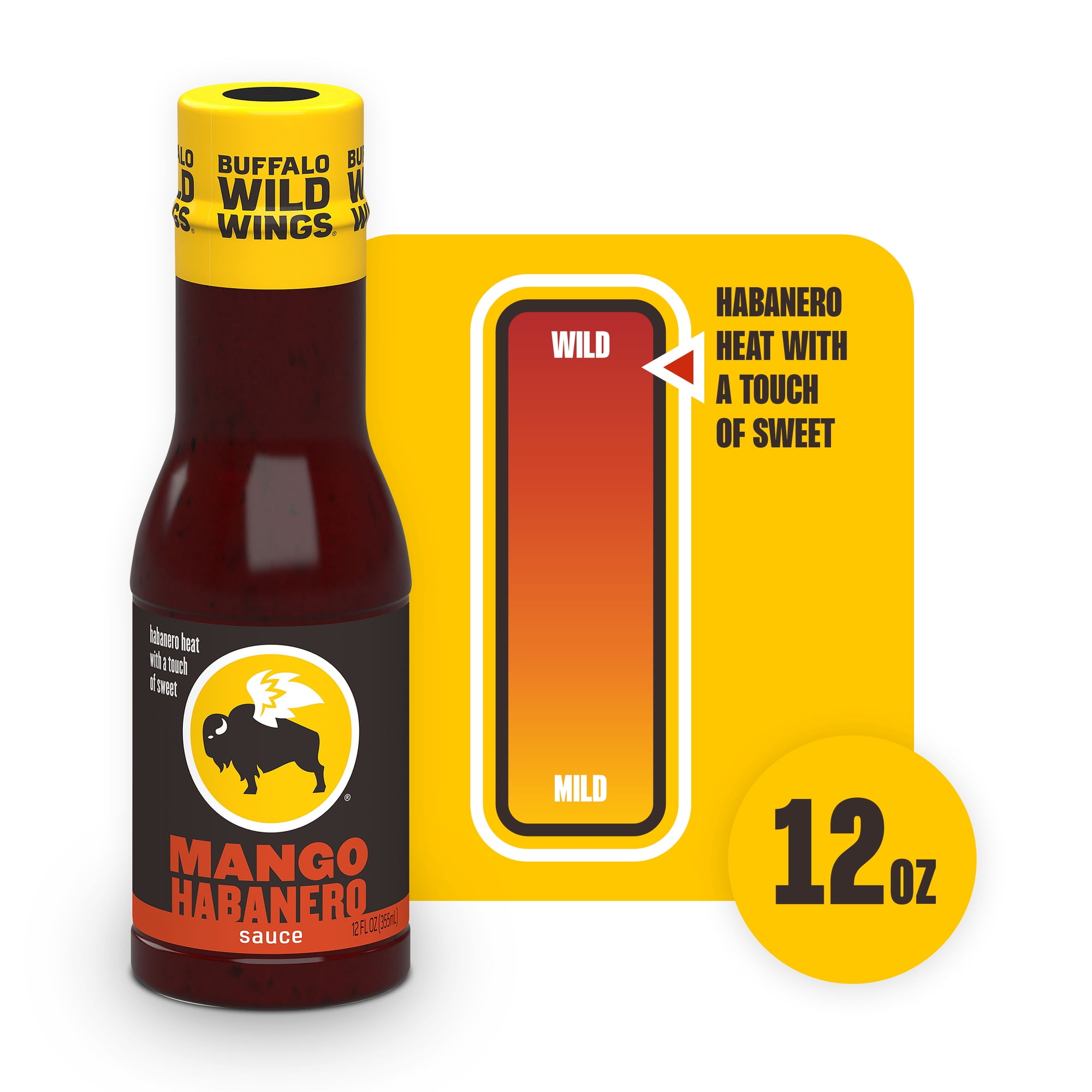 Buffalo Wild Wings Mango Habanero Sauce, 12 fl. oz.