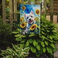 thumbnail image 2 of Westie in Sunflowers Garden Flag 11.25 in x 15.5 in, 2 of 5