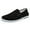 Black, variant on AnuirheiH Men Boys Shoes Casual Sneakers Sports Running Breathable Solid Canvas Slip-On Shoes 4-6$ off 2nd
