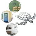 thumbnail image 6 of Elegant Metal Sea Turtle Wall Sculpture Coastal Artwork for Interior and Household Living Room Enhancements, 6 of 8