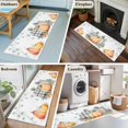 thumbnail image 5 of Fall Pumpkins 2'x6' Runner Rugs for Hallway Kitchen Bedside Non Slip Washable, Thanksgiving Country Maple Leaf Plant Entryway Rug Runners with Rubber Backing, Long Carpet Runner for Laundry Room, 5 of 8