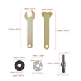 thumbnail image 5 of 10-13mm Drill to Angle Grinder Adapter Converter Power Tool for Attaching Cutting Grinding Polishing Wheel Various Tasks, 5 of 12