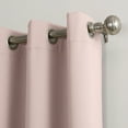 thumbnail image 3 of Sun Zero Nolan Energy Efficient Blackout Grommet Single Curtain Panel, 54" X 84", Blush, 3 of 9