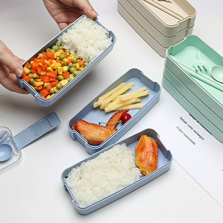 ECO ONE Collapsible 3 Compartment Bento Box Silicone Container