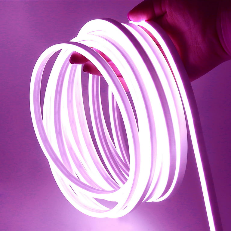 LED Neon Rope Light, 120 LED/m, 6mm Width, Waterproof Flexible
