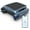 Ice Blue, variant on iSkim Ultra Solar Powered Robotic Pool Skimmer - 24/7 Cleaning, Solar & Magnetic Wireless Charging, Water Clarification, Edge & Corner Cleaning, S-Path Optimization, App Control, Dark Gray