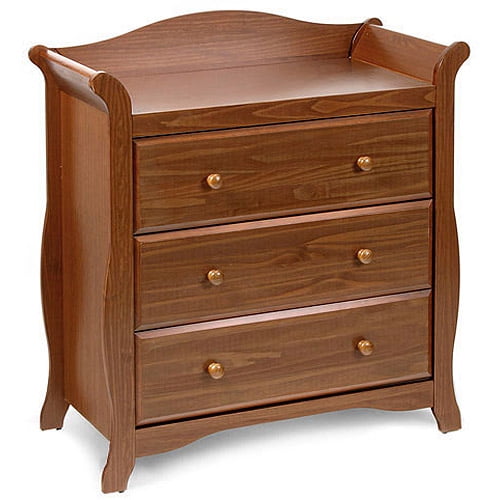 Stork Craft Aspen 3 Drawer Chest Color Cognac Walmart Com