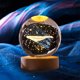 thumbnail image 1 of Calming Stellar Spheres The Saturn And The Solar System Crystal Night Light 2.35 Inch Happy Lamps Changing For Bedroom Living Room Decor, 1 of 5