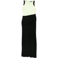 thumbnail image 1 of Ralph Lauren Vestido acampanado con bloques de colores para mujer, negro, 2, 1 of 1
