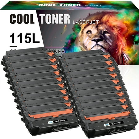 Cool Toner Compatible Toner Replacement for Samsung MLT-D115L SL-M2880FW SL-M2880XAC SL-M2870FW SL-M2830DW Xpress M2820 M2870 Laser Printer(Black, 20-Pack)