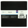 thumbnail image 4 of Mainstays Easy Care 300 Thread Count Bed Sheet Set, King, Rich Black, 4 of 7
